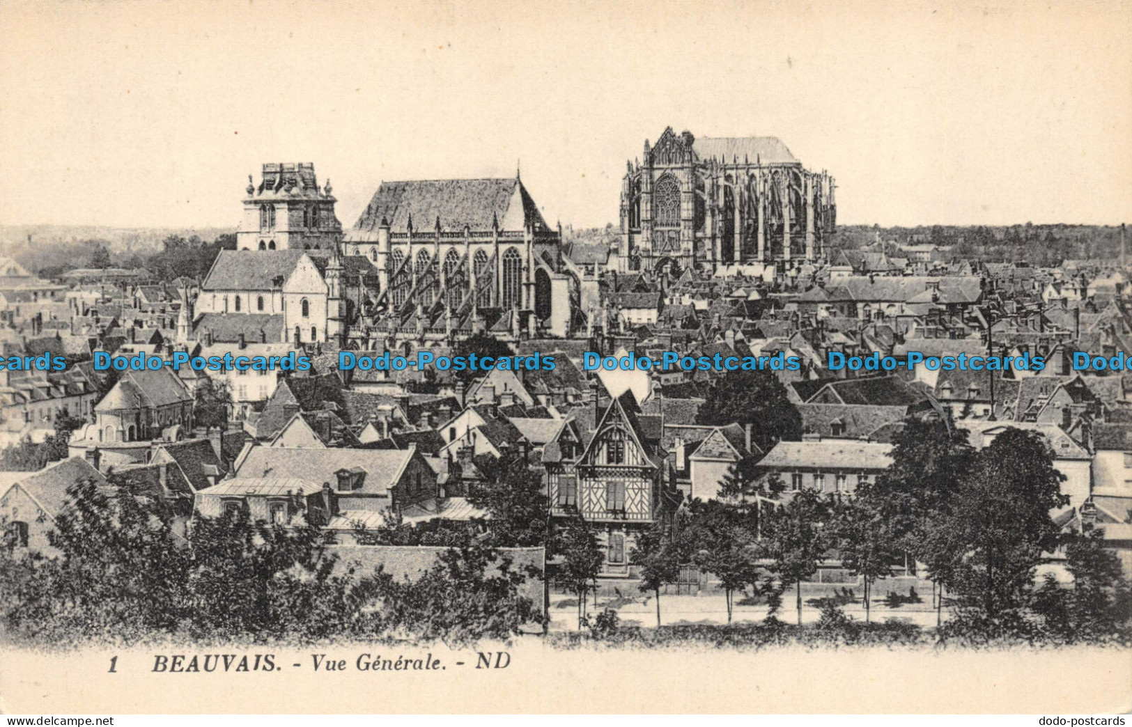 R084522 Beauvais. Vue Generale. ND. No 1 - Monde