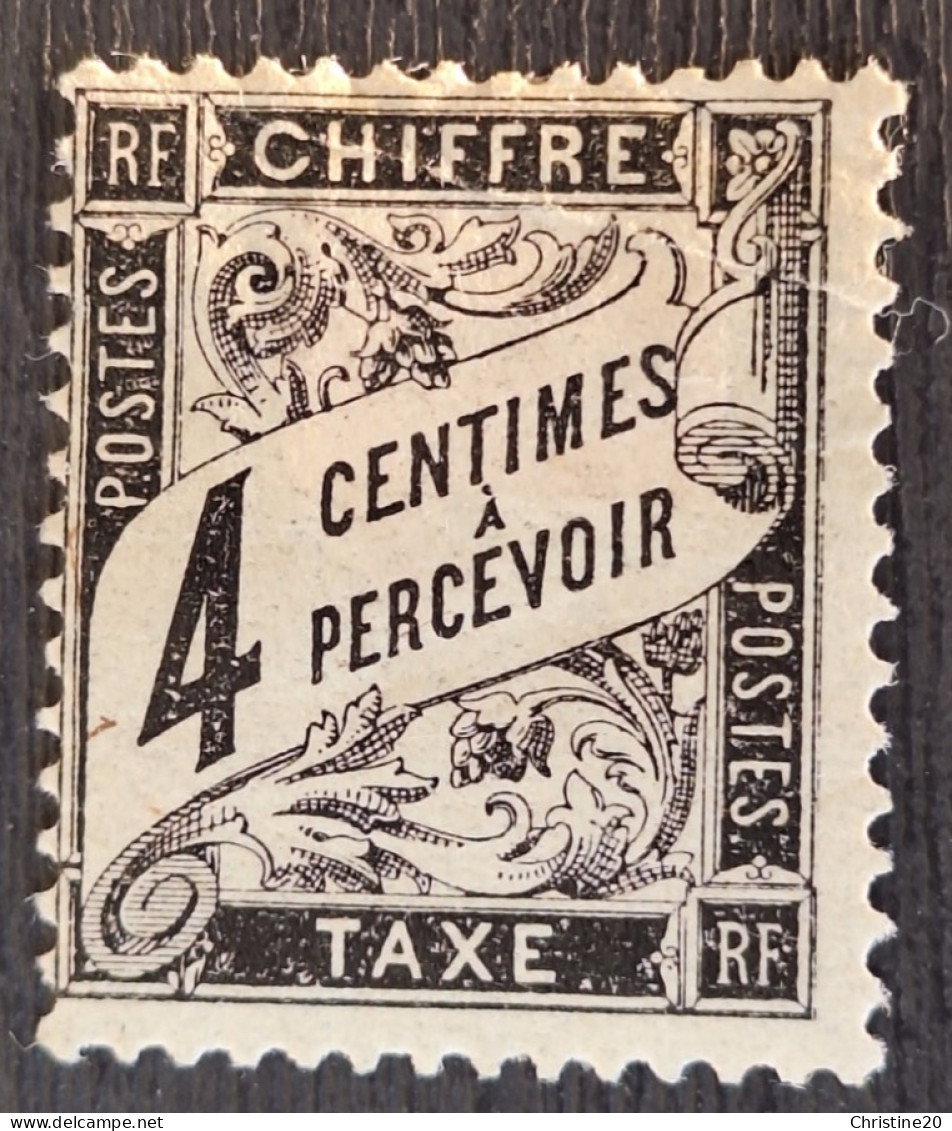 France 1882 Taxe N°13 * TB Cote 120€ - 1859-1959 Mint/hinged