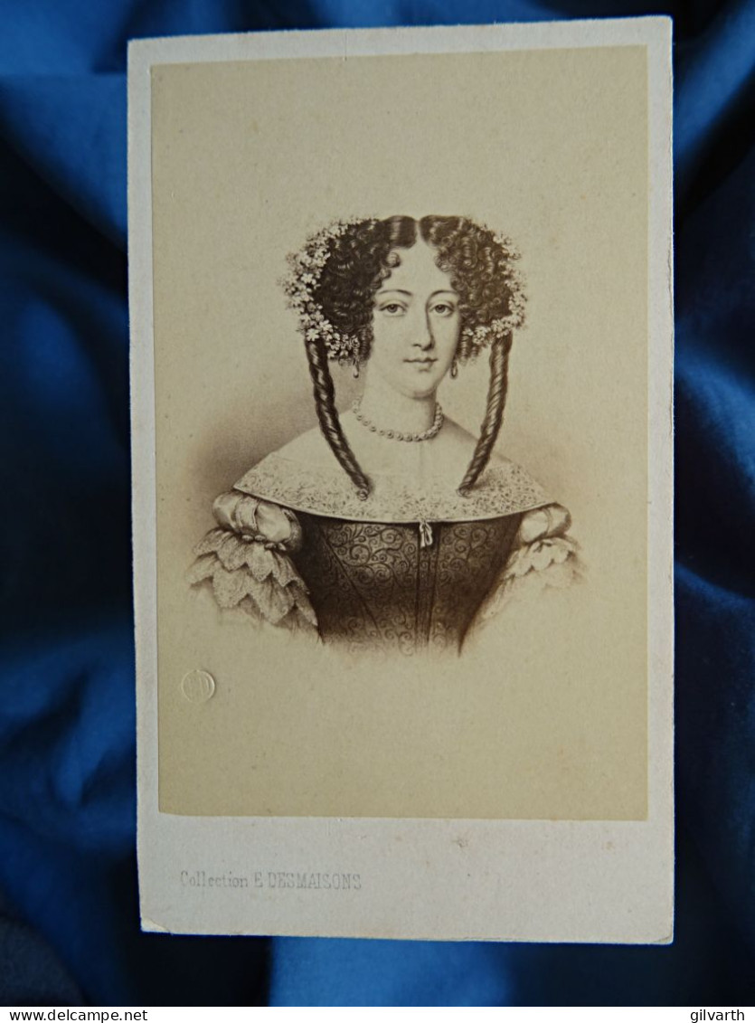 Photo Cdv Desmaisons à Paris Vers 1865 - Hortense Mancini L438 - Oud (voor 1900)