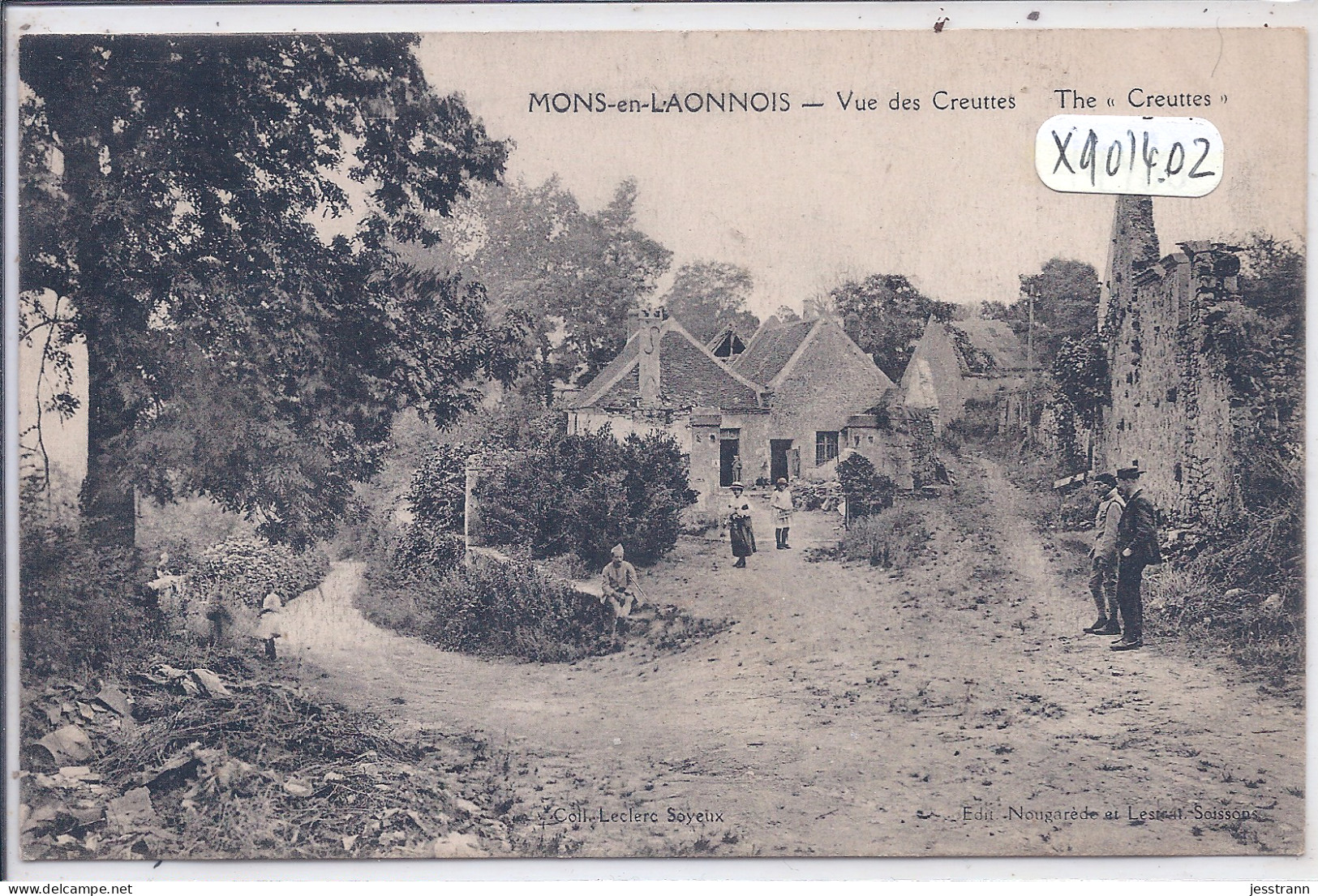 MONS-EN-LAONNOIS- VUE DES CREUTTES - Altri & Non Classificati