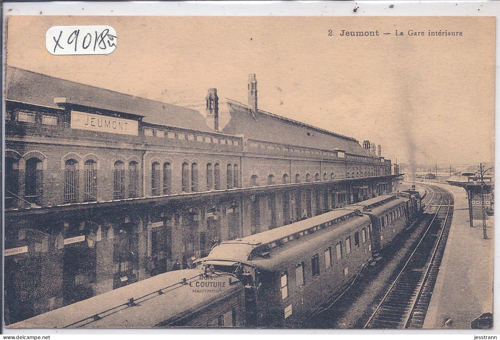 JEUMONT- LA GARE INTERIEURE - Jeumont