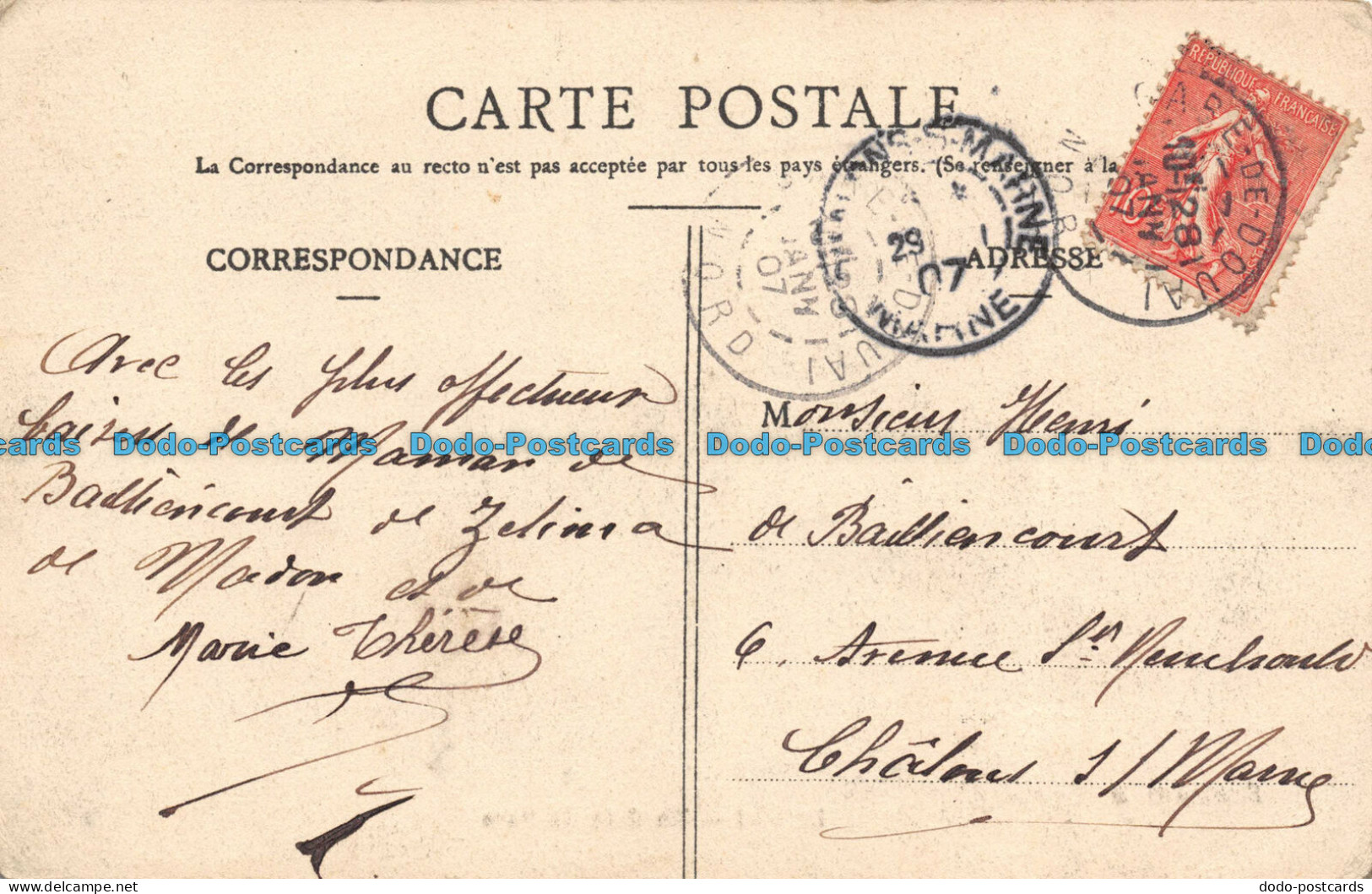 R085144 Douai. Un Coin Du Parc. 1907 - World