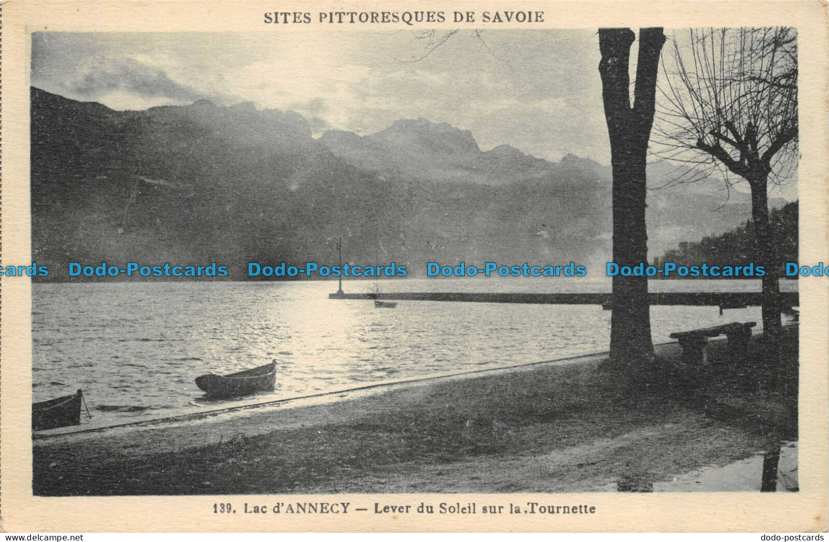 R085147 Sites Pittoresques De Savoie. Lac D Annecy. Lever Du Soleil Sur La Tourn - World