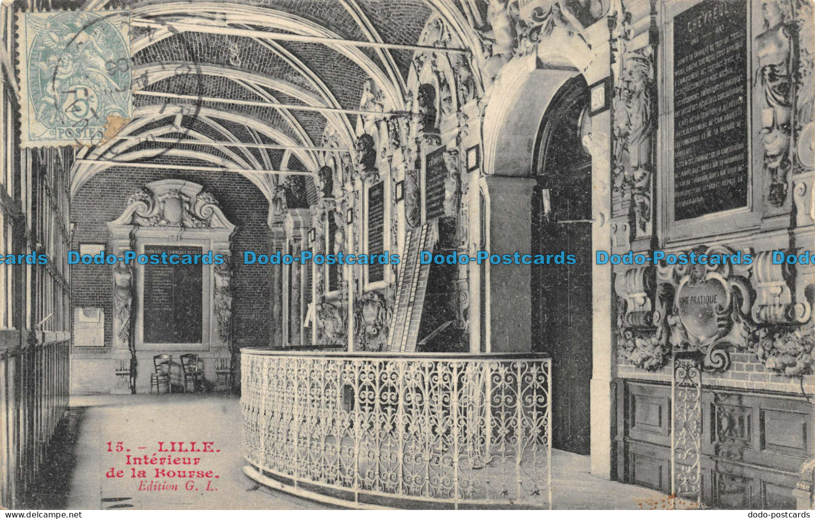 R085154 Lille. Interieur De La Bourse - Monde