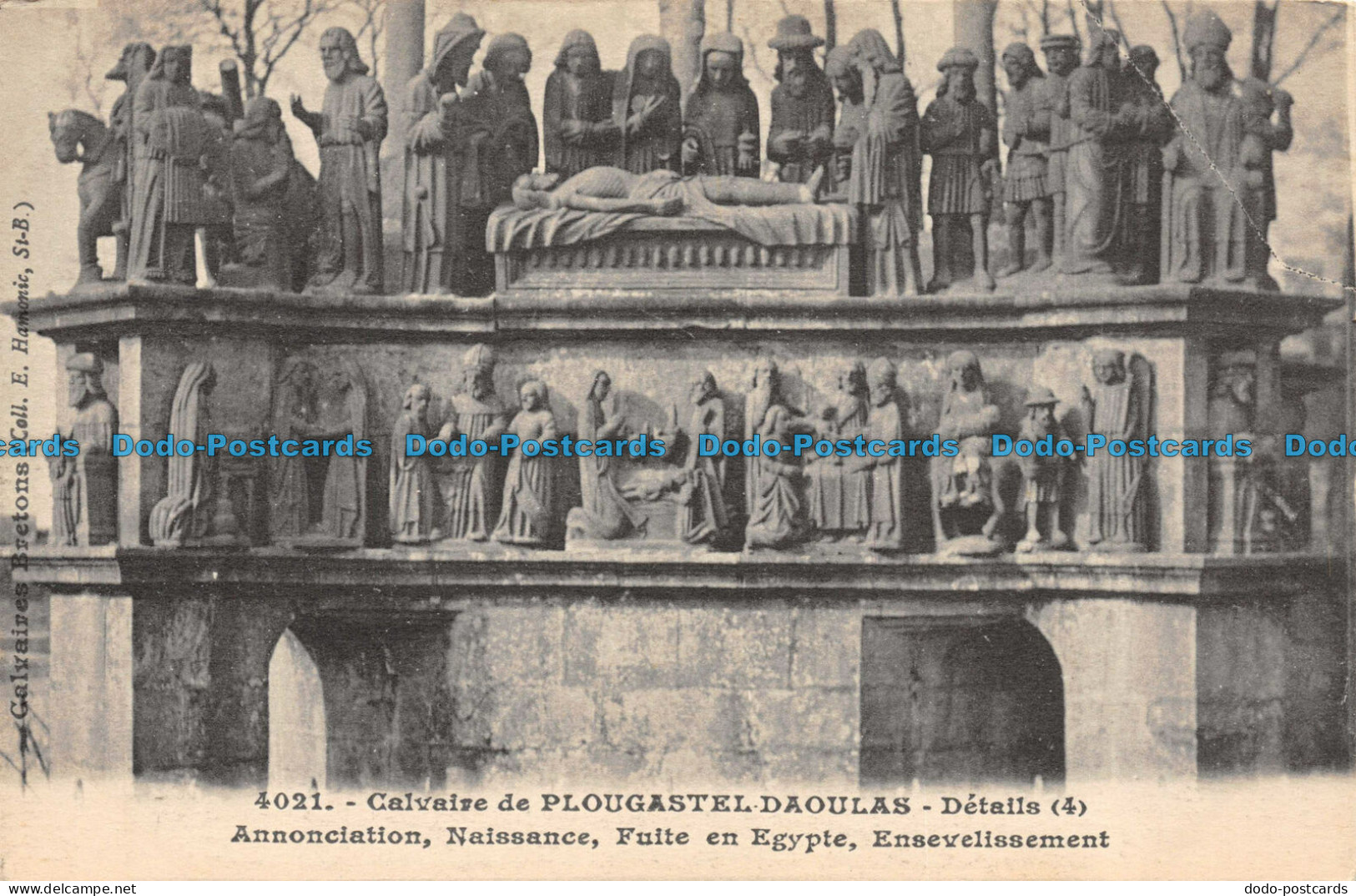 R084680 Calvaire De Plougastel Daoulas. Details. Annonciation Naissance Fuite En - World