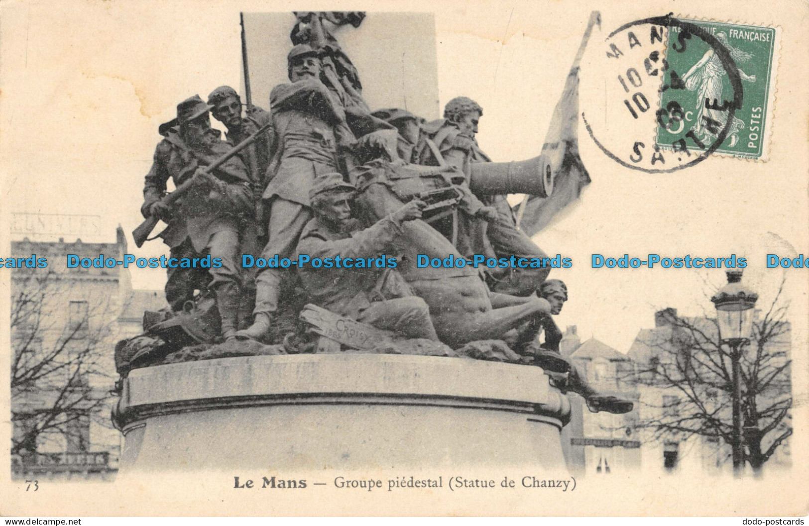 R085161 Le Mans. Groupe Piedestal. Statue De Chanzy. 1903 - Monde