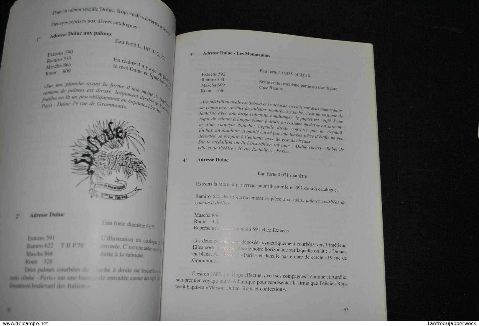 Roger PIERARD Félicien Rops Et L'architecture 1996 + Feuillets Errata... Tirage Signé Et Numéroté (1000ex) Namur - Belgien