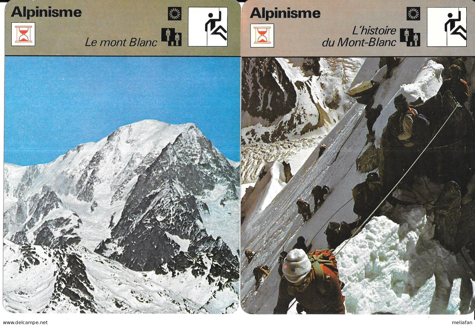 GF2067 - FICHES EDITION RENCONTRE - ALPINISME - LE MONT BLANC - Winter Sports