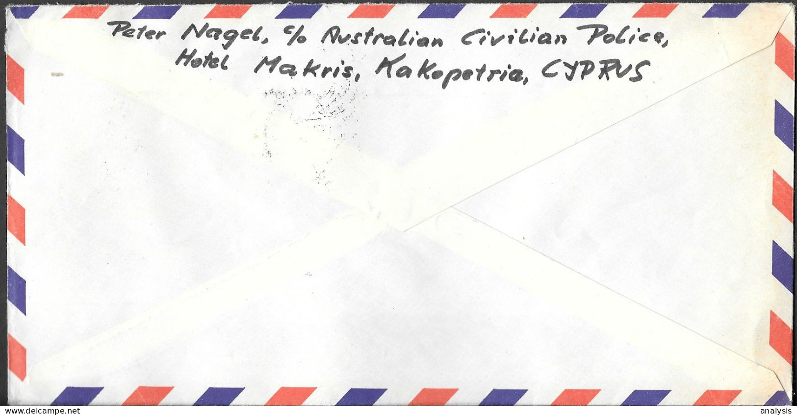 Cyprus Cover Mailed To Austria 1968. 50M Rate Art Exposition Christ Stamp - Covers & Documents