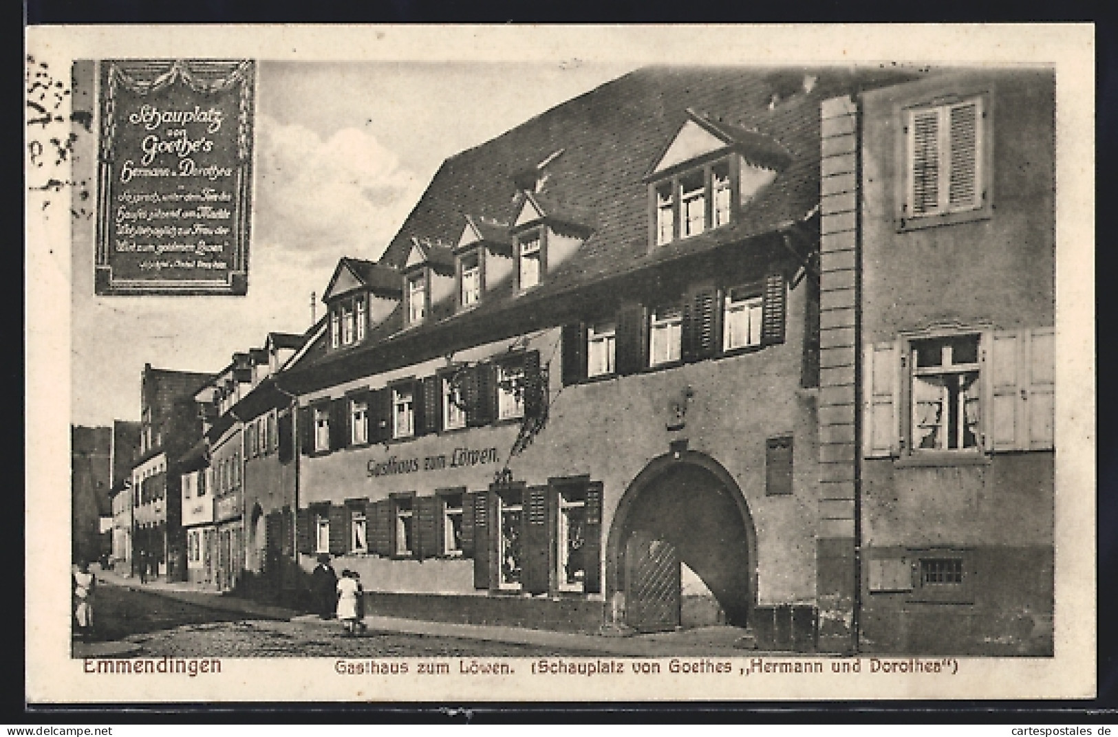 AK Emmendingen, Gasthaus Zum Löwen  - Emmendingen