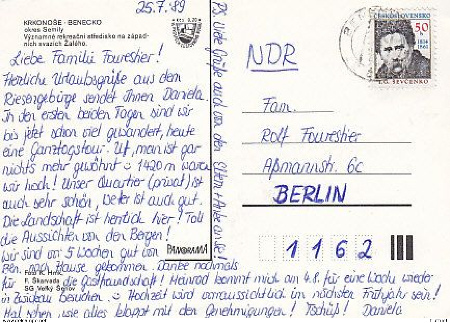 AK 211222 CZECH REPUBLIK - Benecko - Tchéquie