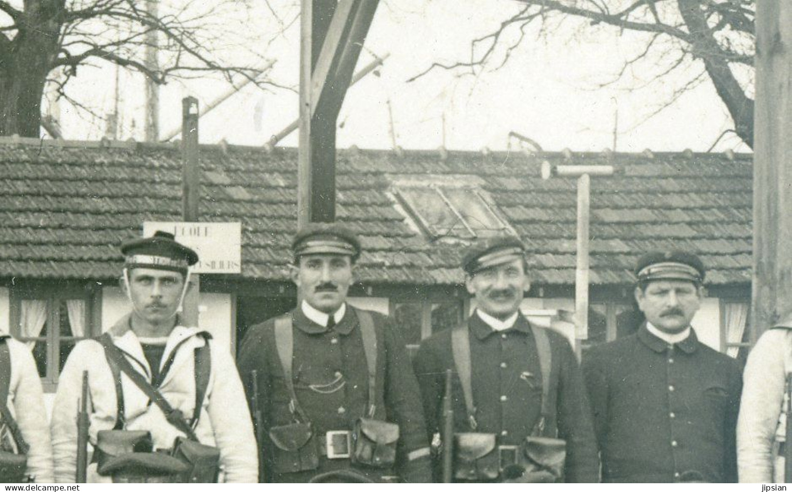 Cpa Carte Photo Du 56 --  école Des Fusiliers -- Centre De Formation Lorient  MAI24-10 - Lorient