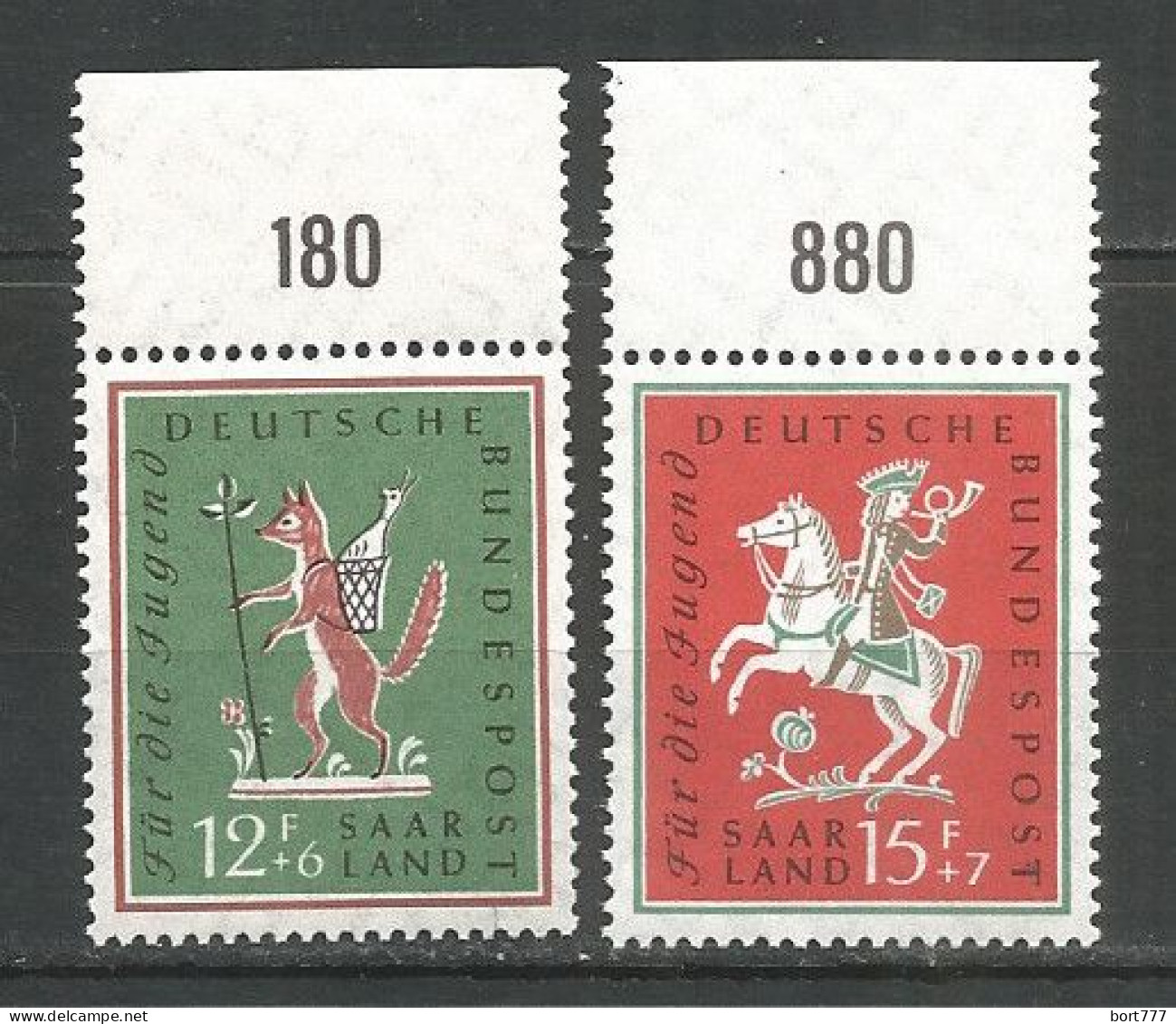 Saarland 1958 Mint Stamps MNH(**) - Neufs