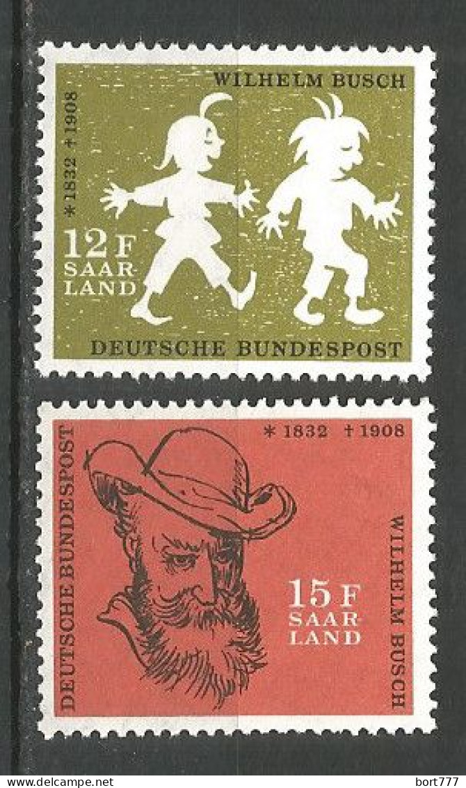 Saarland 1958 Mint Stamps MNH(**) - Nuevos