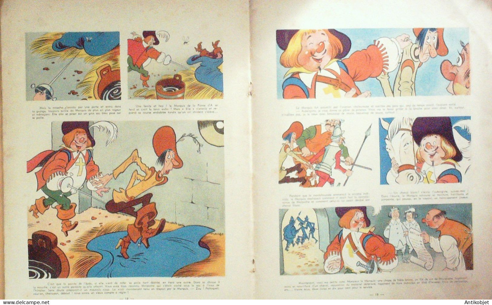 Les Aventures Du Marquis De La Panse D'A  Illustré Par Trubert Jean Eo 1946 - 5. World Wars