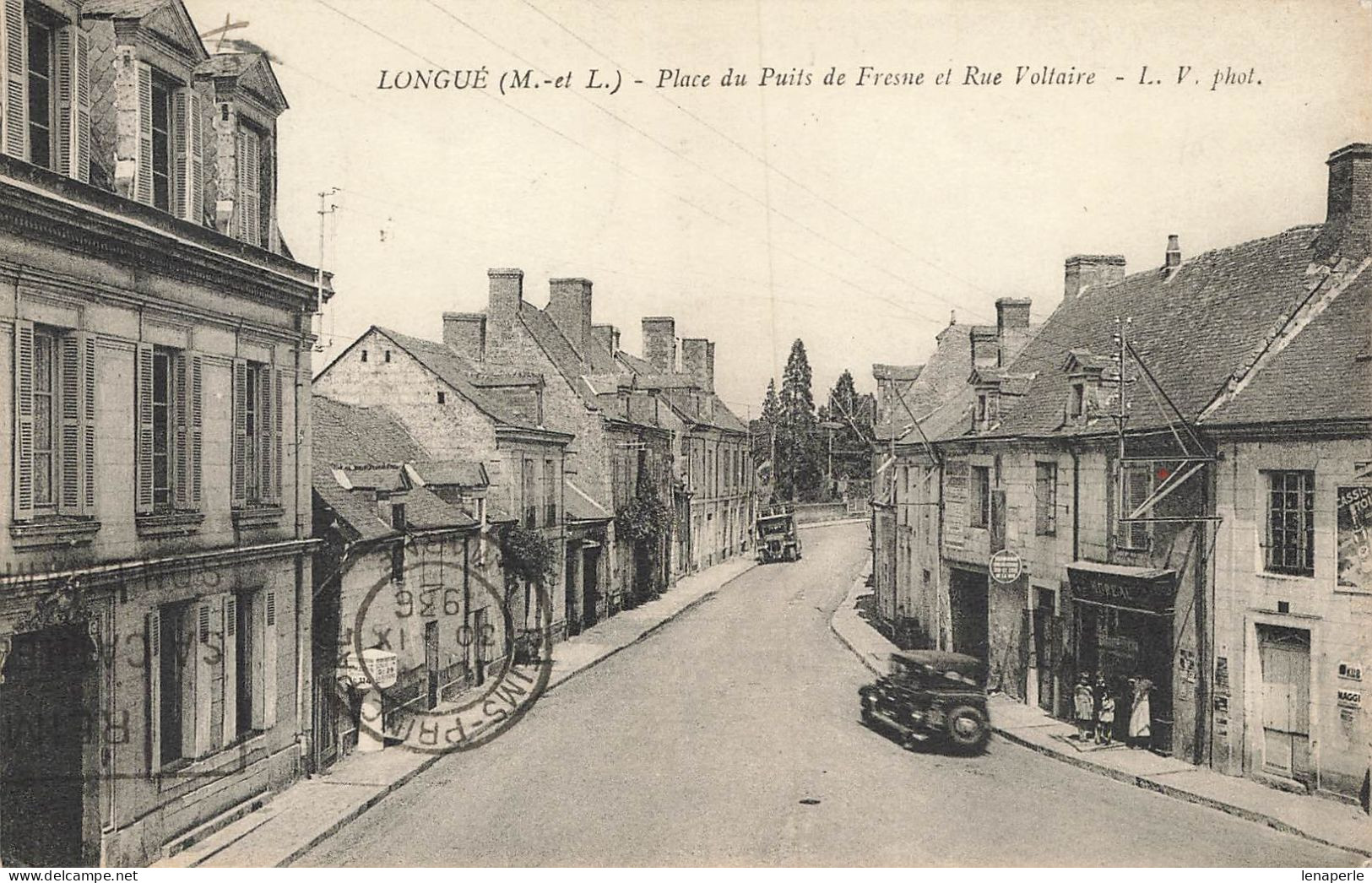 D9098 Longué Place Du Puits De Fresne - Otros & Sin Clasificación