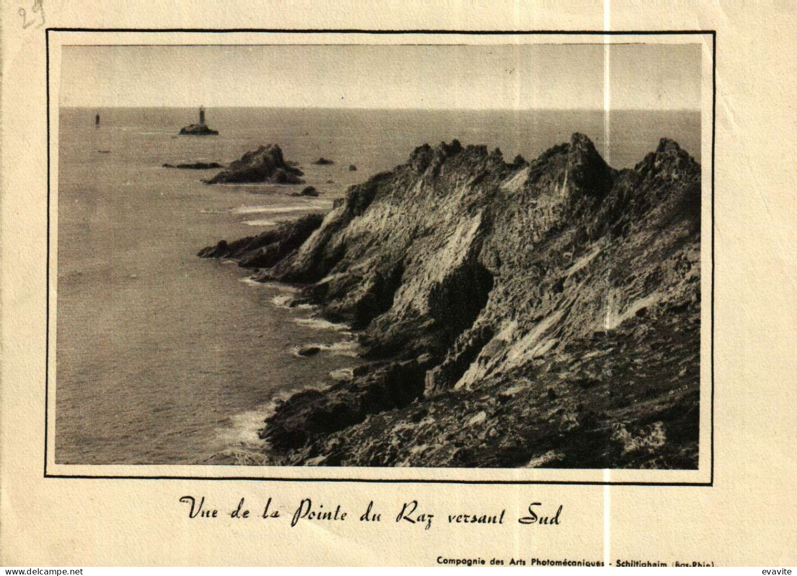 CPA  En Papier   (22)   Hôtel Du RAZ DE SEIN  Pointe Du RAZ  LE BOUR-KERADENNEC - Sonstige & Ohne Zuordnung