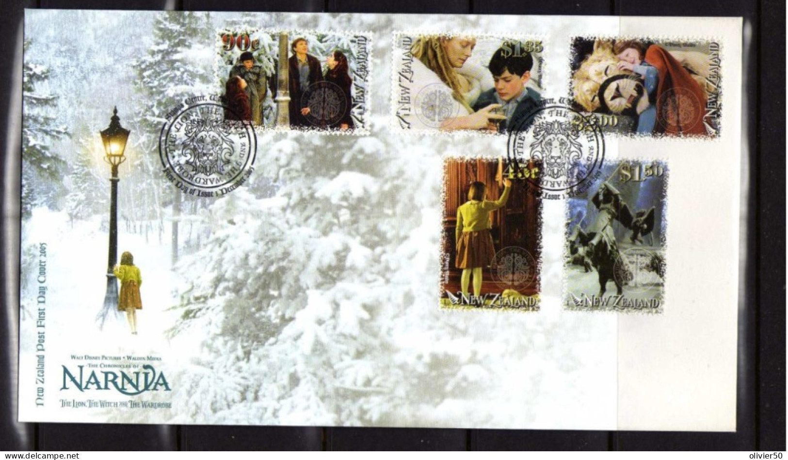 Nouvelle-Zelande - 2005 - Cinema - Narnia - FDC - Covers & Documents