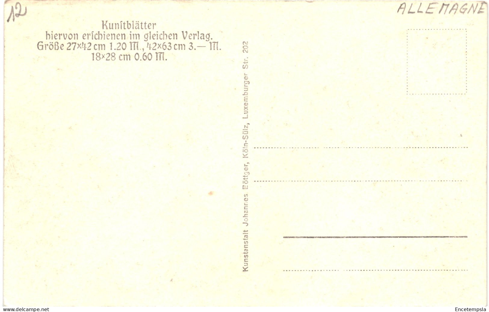 CPA Carte Postale Germany Was Der König Eroberte Der Furcht Formte Der Feldmarschall Verteidigte Rette Und ...VM80638 - Andere & Zonder Classificatie