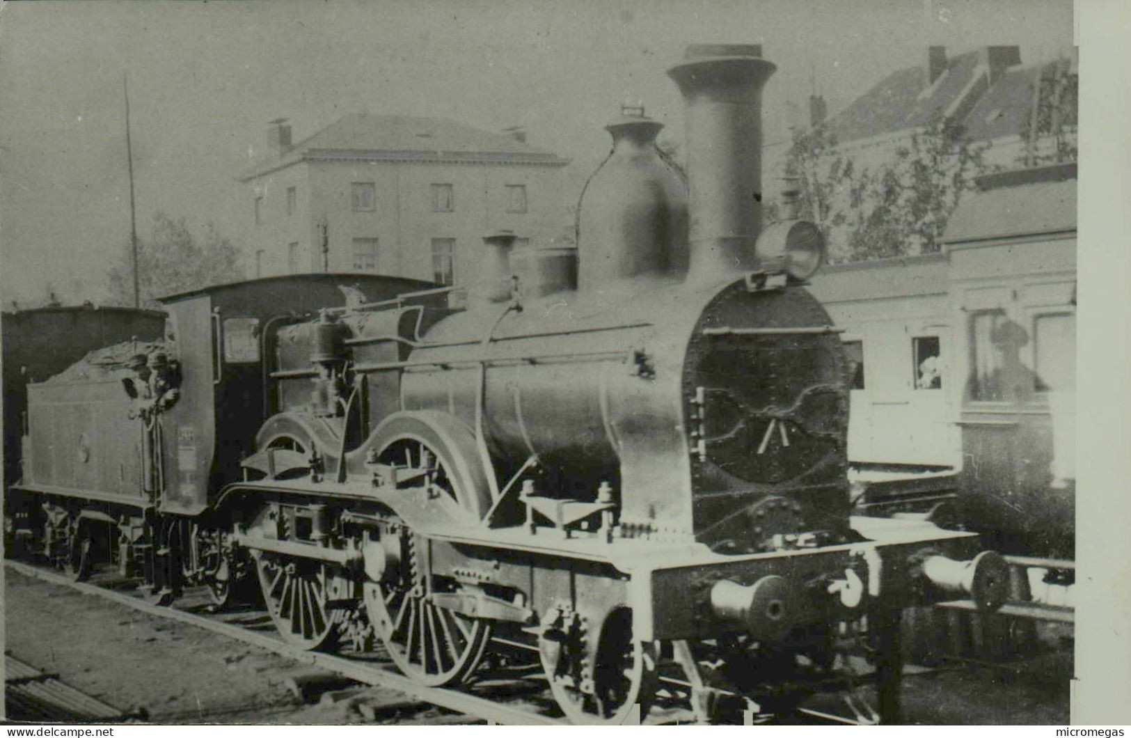 Reproduction "La Vie Du Rail"- Locomotive 1-2-0 De L'Etat Belge - Trains