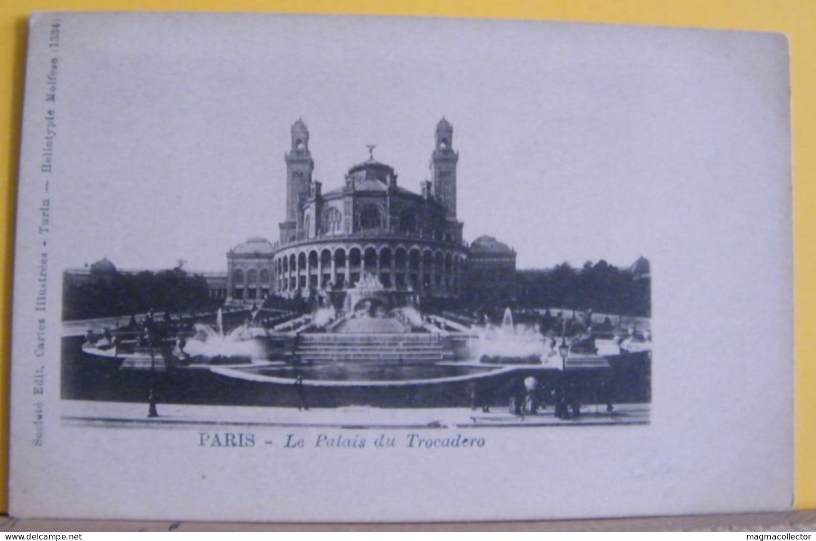 (P1) PARIGI / PARIS - LE PALAIS DU TROCADERO - NON VIAGGIATA 1900ca - Andere Monumenten, Gebouwen