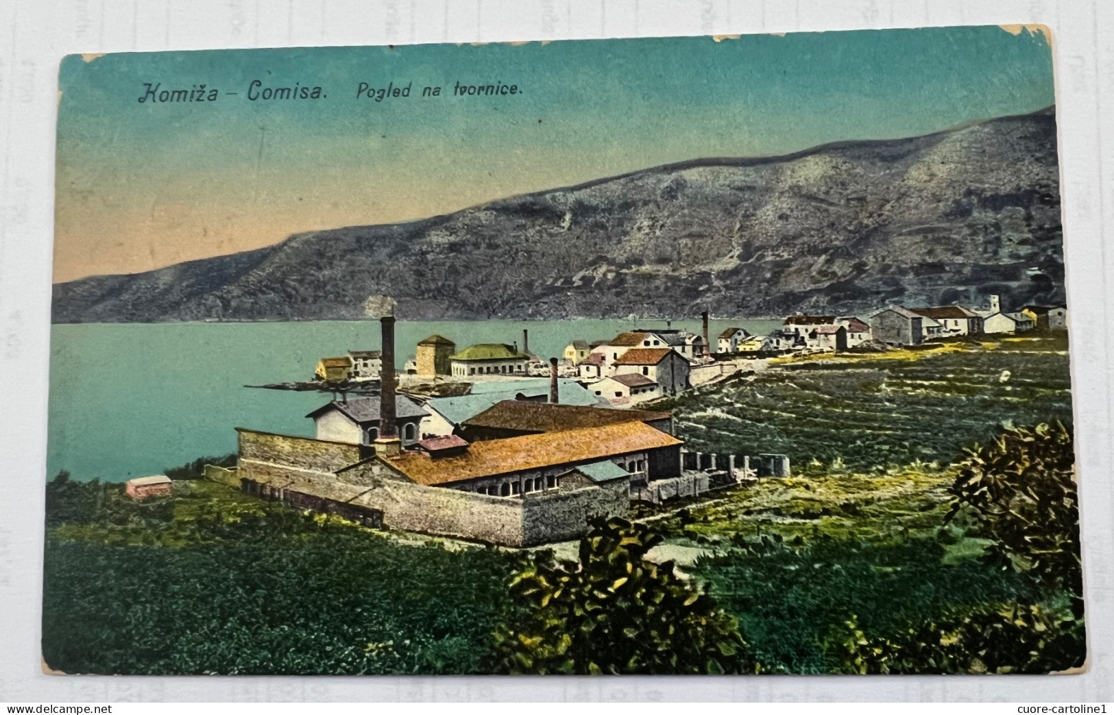 KOMIŽA - COMISA - DALMAZIA - TVORNICA - FABBRICA - VG 1910. - Kroatië