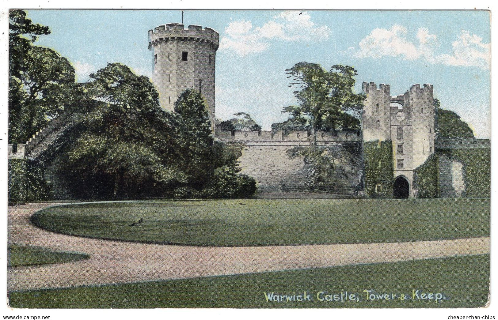 WARWICK CASTLE, Tower & Keep - Insert Christian Novels - Warwick