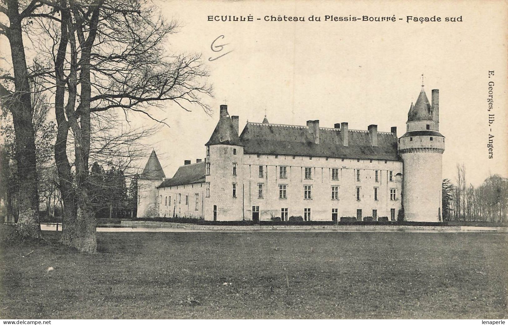 D9108 écuillé Le Chateau Du Plessis Bourré - Autres & Non Classés