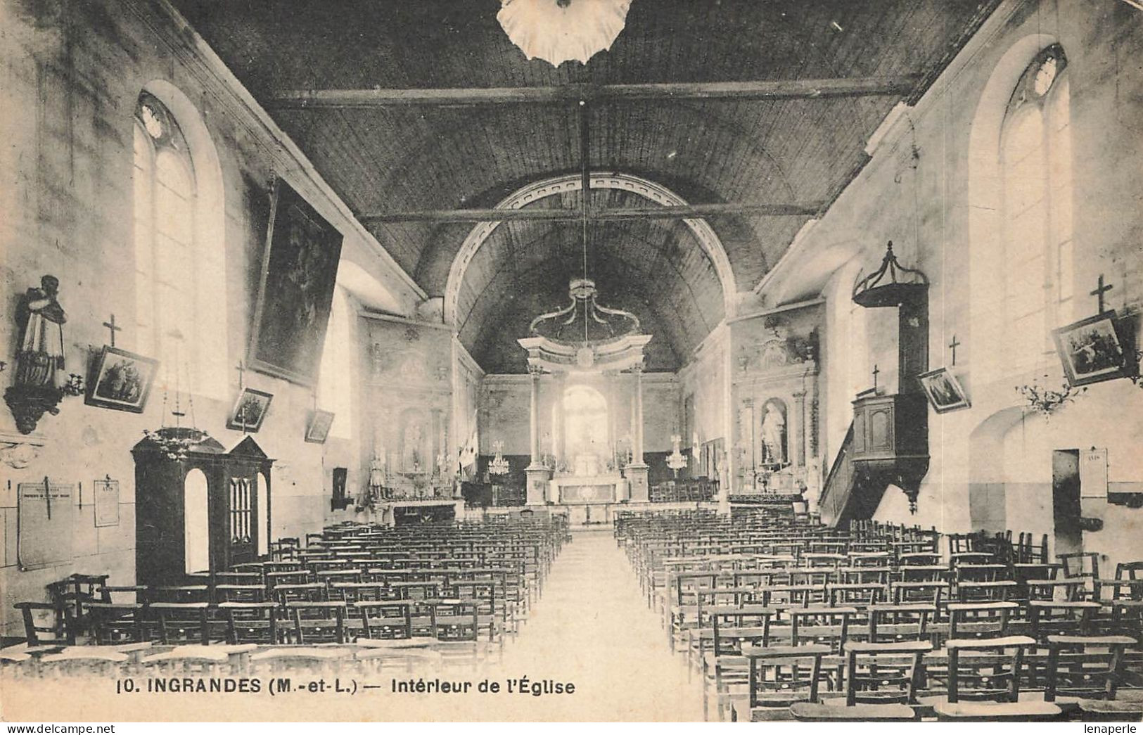 D9114 Ingrandes Intérieur De L'église - Sonstige & Ohne Zuordnung