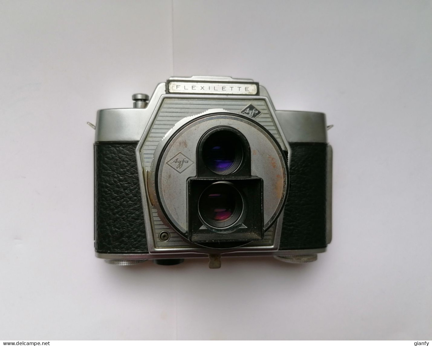 AGFA FLEXILETTE MACCHINA FOTOGRAFICA VINTAGE CON APOTAR 45 Mm 2,8 ANALOGICA 1960 - Appareils Photo