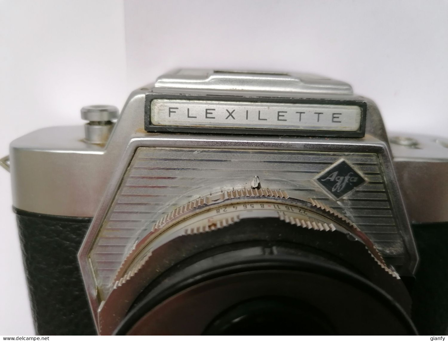 AGFA FLEXILETTE MACCHINA FOTOGRAFICA VINTAGE CON APOTAR 45 mm 2,8 ANALOGICA 1960