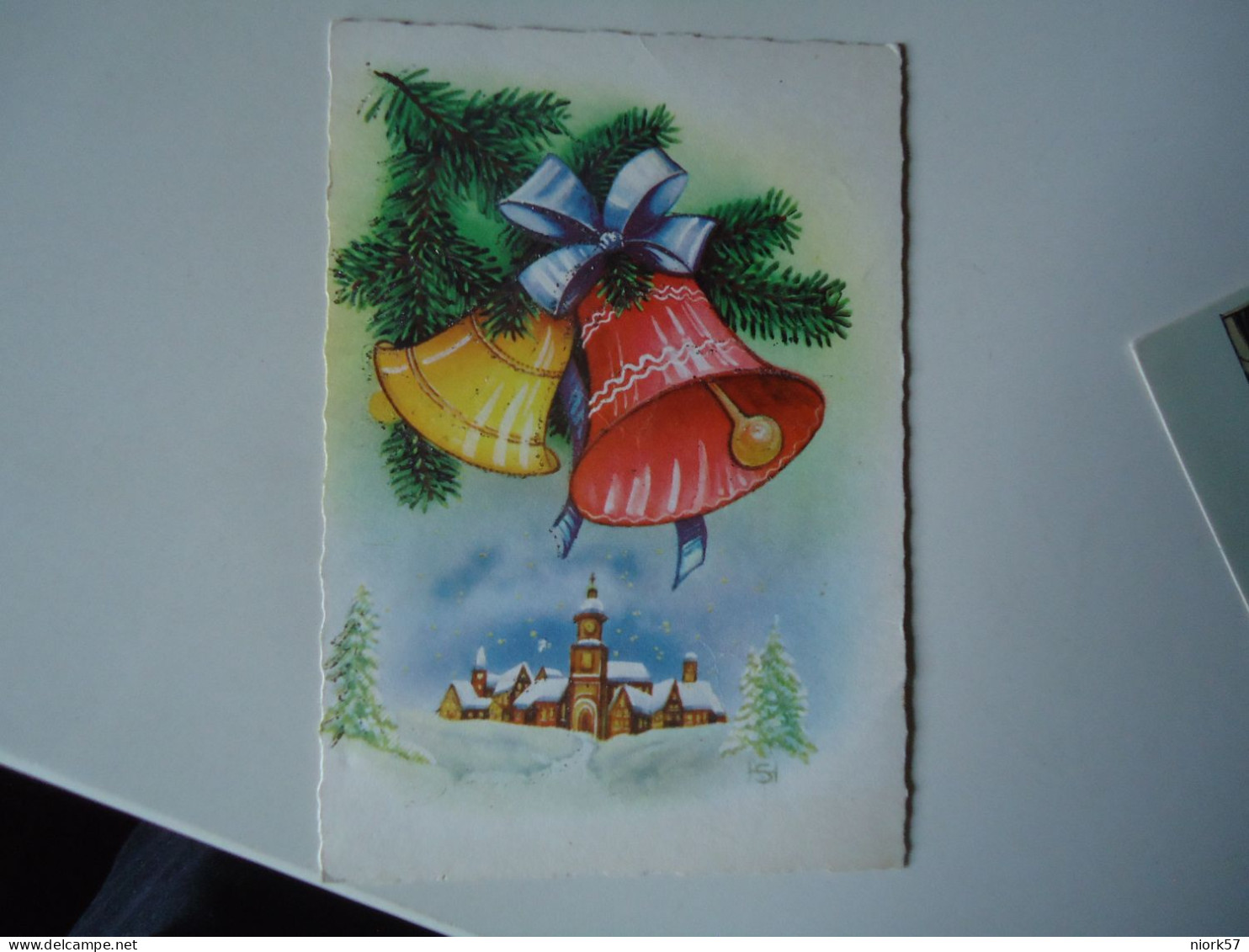 TURKEY    POSTCARDS 1966 CRISTMAS POSTED GREECE     MORE  PURHASES 10% DISCOUNT - Turchia