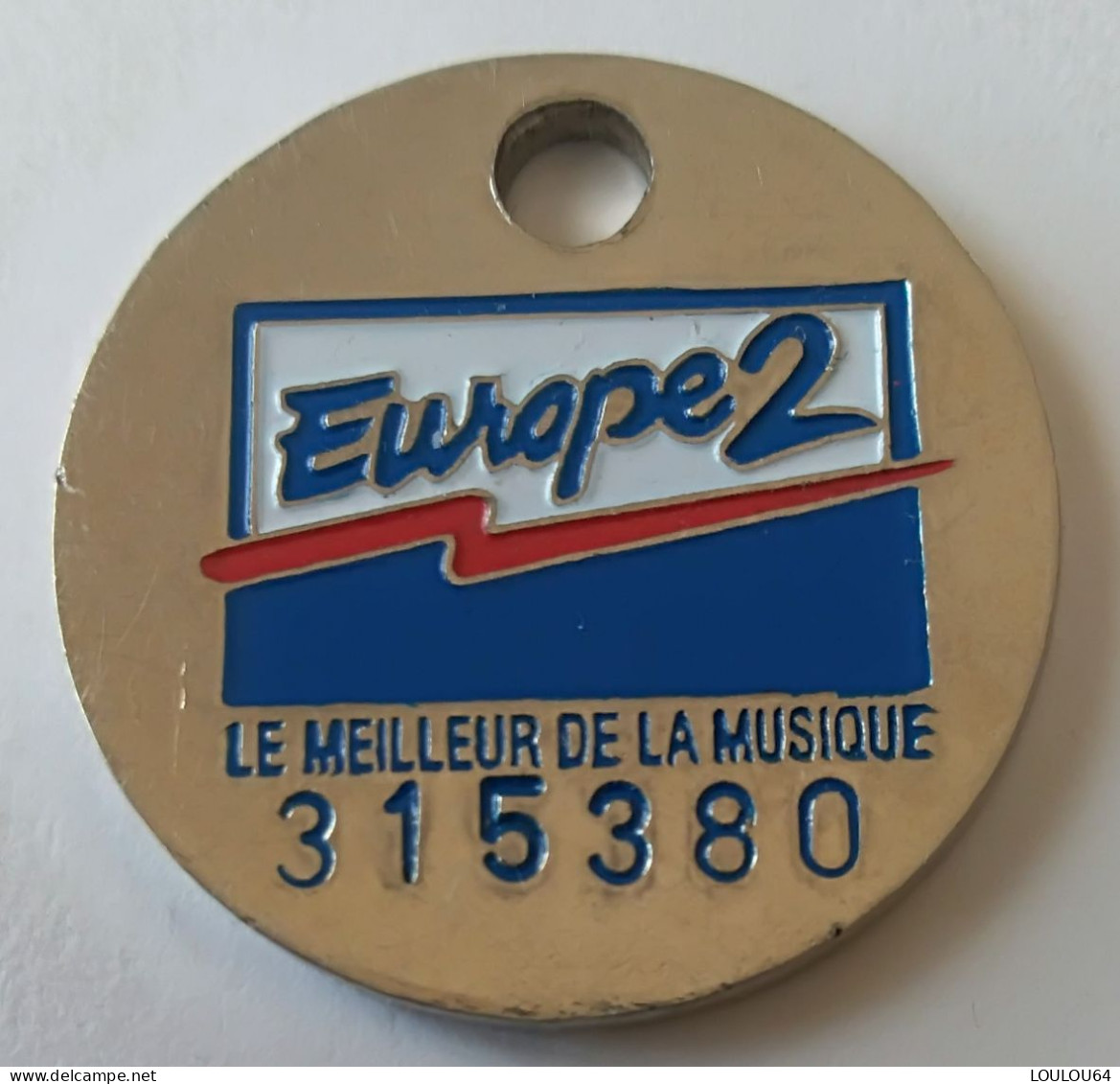 Jeton De Caddie - FINA - Europe 2 - LE MEILLEUR DE LA MUSIQUE - FINA - En Métal - Neuf - (1) - - Trolley Token/Shopping Trolley Chip