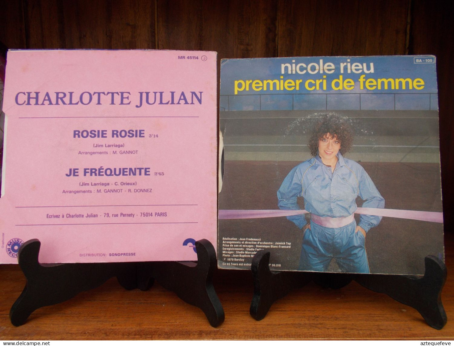 2 VINYLS CHARLOTTE JULIAN ET NICOLE RIEU 1979 - Sonstige - Franz. Chansons