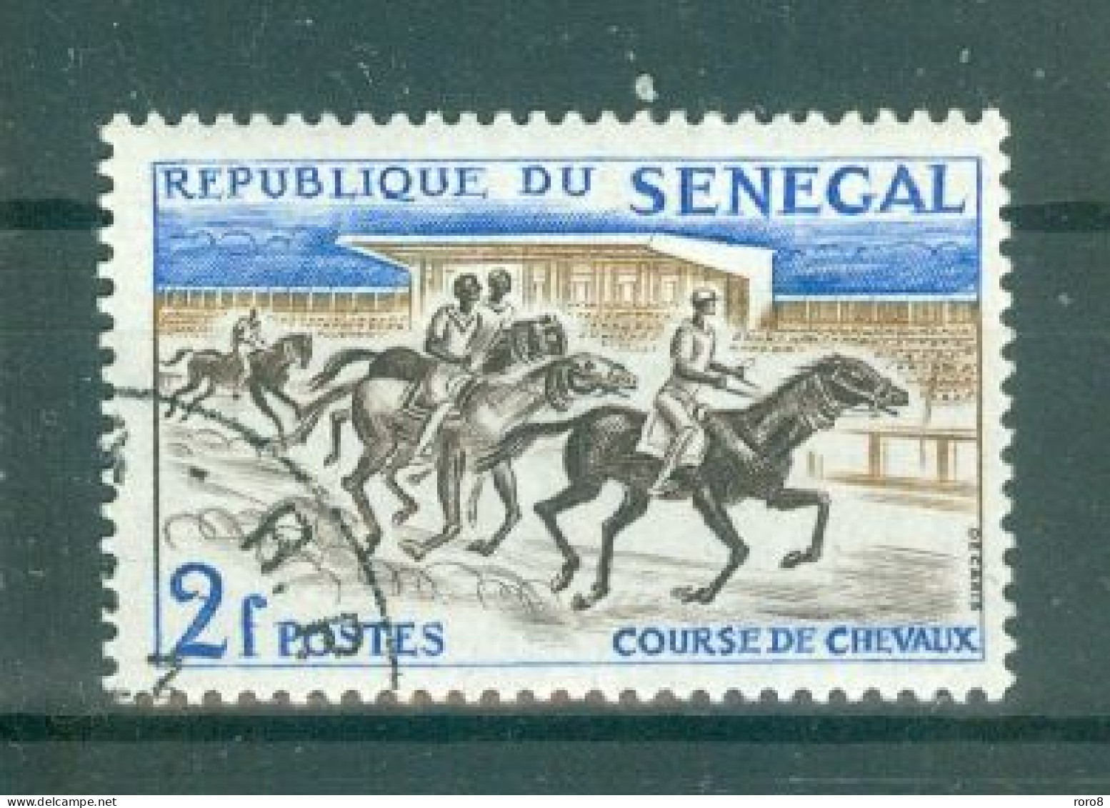 REPUBLIQUE DU SENEGAL - N°207 Oblitéré - Sports Et Divertissements Indigènes. - Other & Unclassified