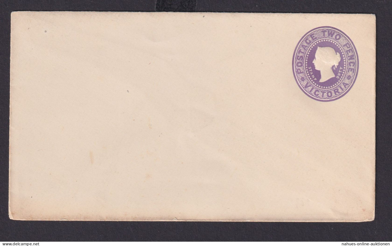 Australien Victoria Ganzsache Queen Victoria Umschlag Ohne Klappenstempel - Colecciones