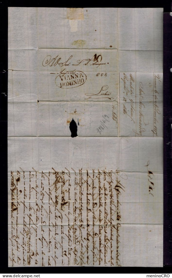 Gc8587 PORTUGAL  Mailed 06-April-1817 VIANNA DO MINHO »LISBOA - ...-1853 Préphilatélie