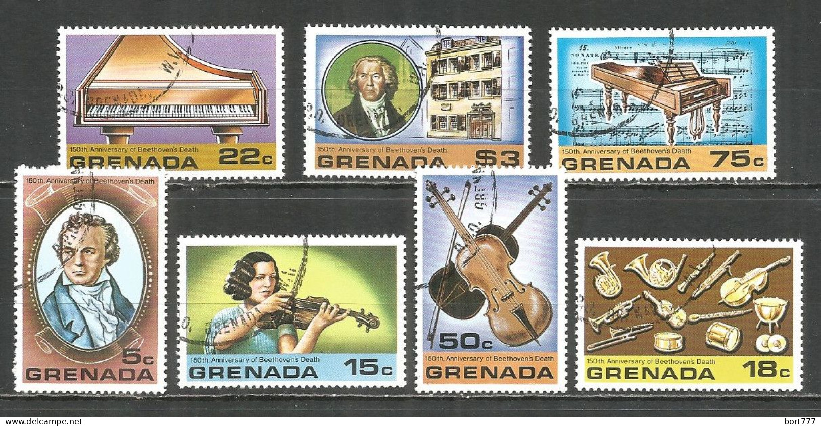 Grenada 1978 Year, Used Stamps Set - Grenada (1974-...)