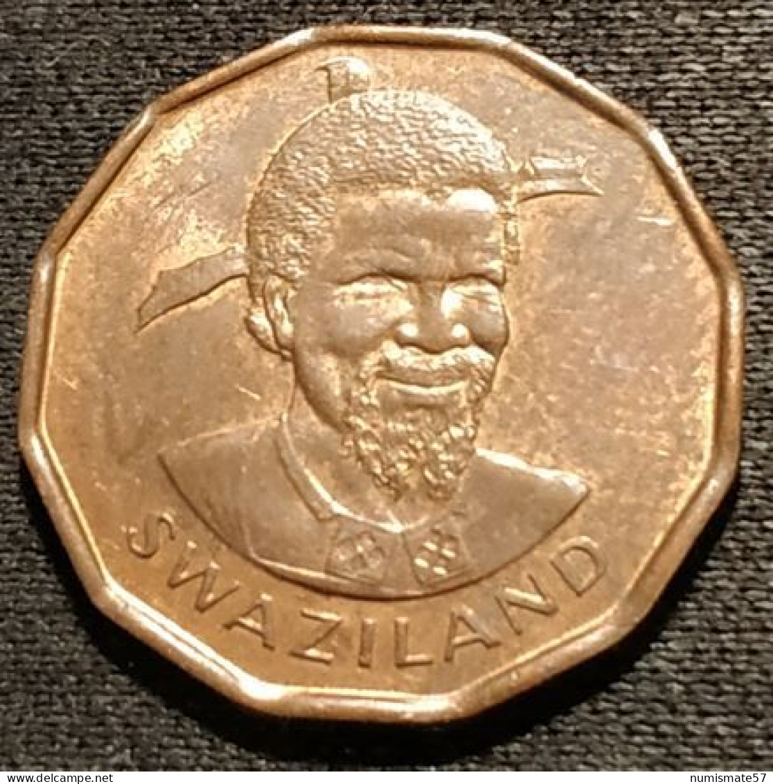 SWAZILAND - ( ESWATINI ) - 1 CENT 1974 - Sobhuza II - KM 7 - Swasiland