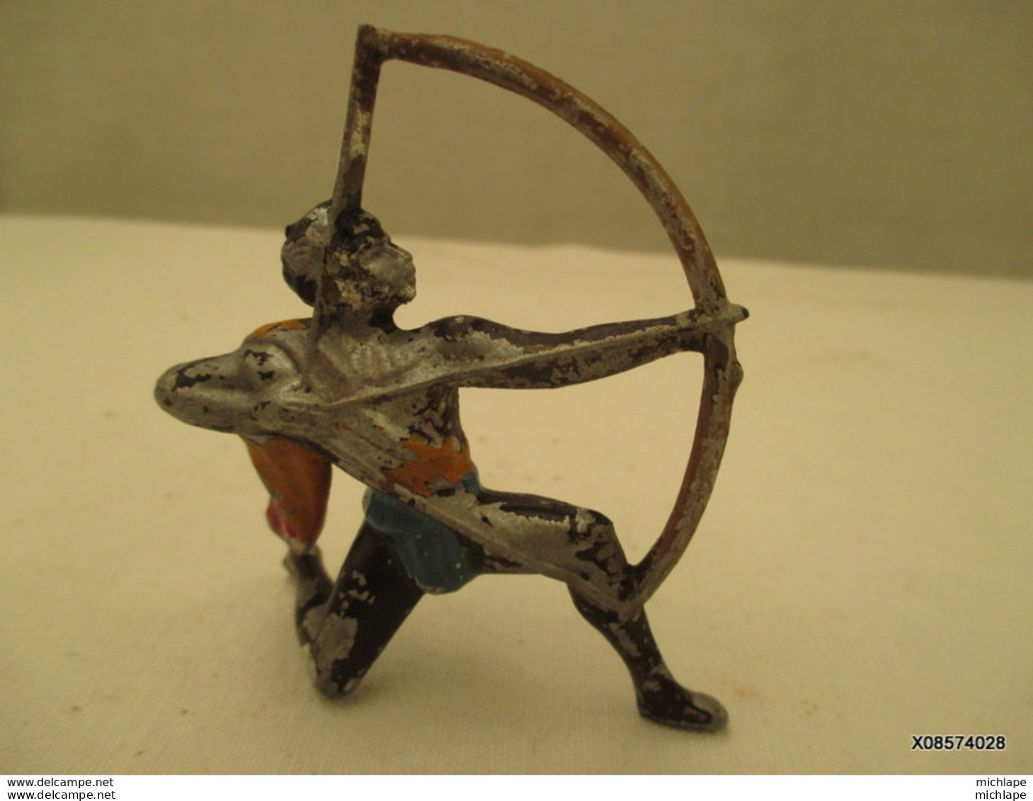 Figurine Archer En Alu Tres Bon Etat - Oud Speelgoed