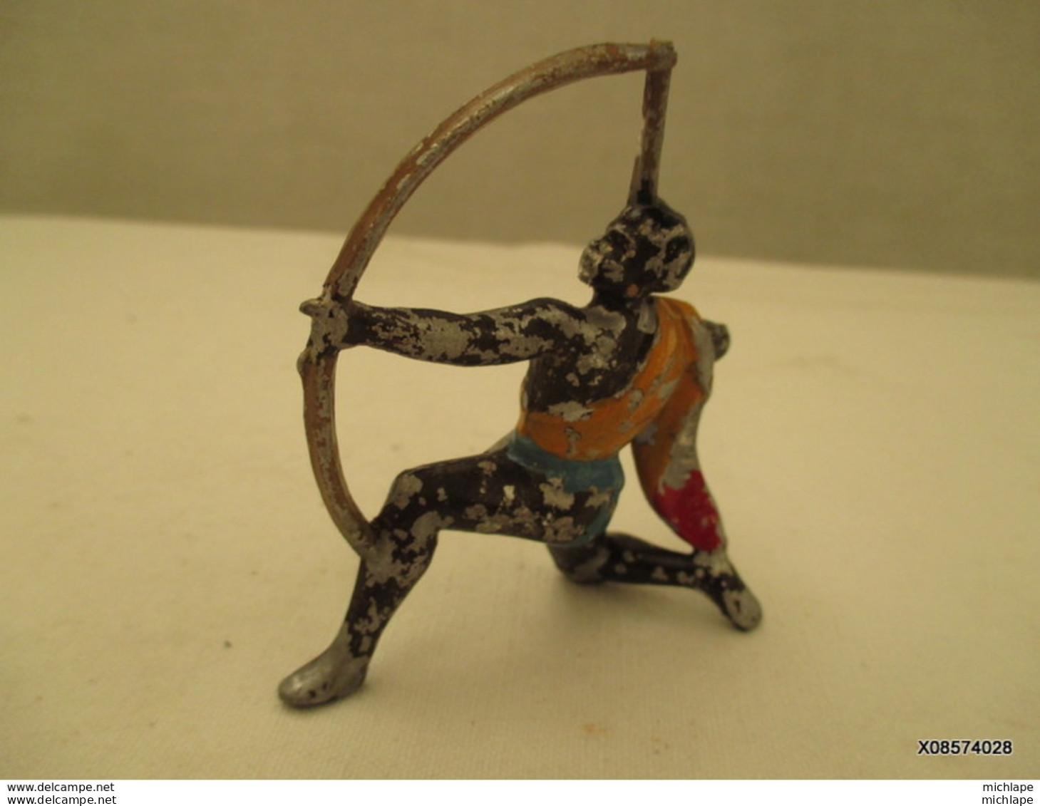 Figurine Archer En Alu Tres Bon Etat - Oud Speelgoed