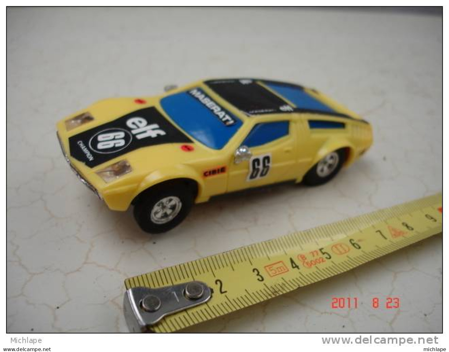 23/08  MASERATI VOITURE DE CIRCUIT  TB  ETAT 9X4cm - Toy Memorabilia