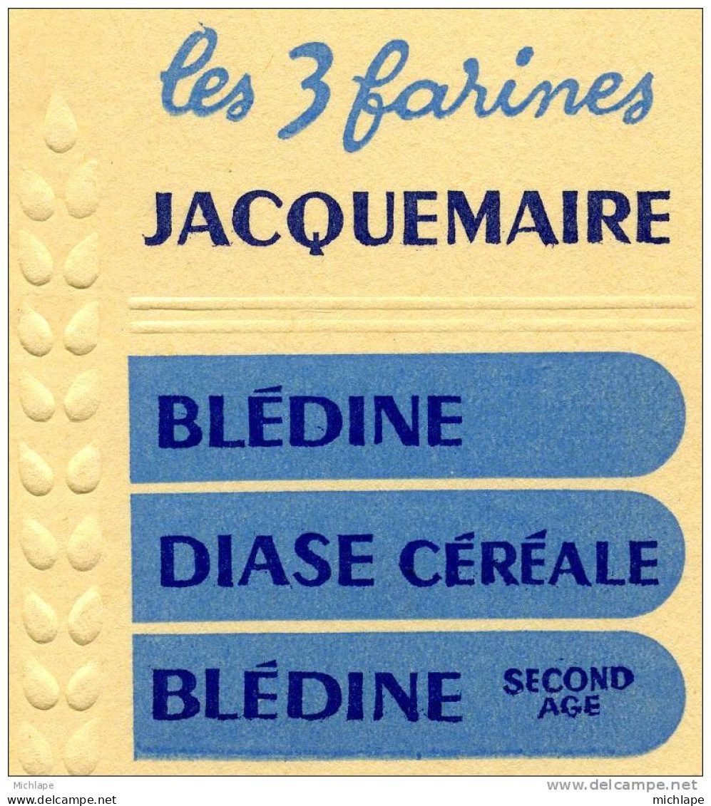 BUVARD  14X21  FARINES  JACQUEMAIRE TB ETAT - Produits Pharmaceutiques