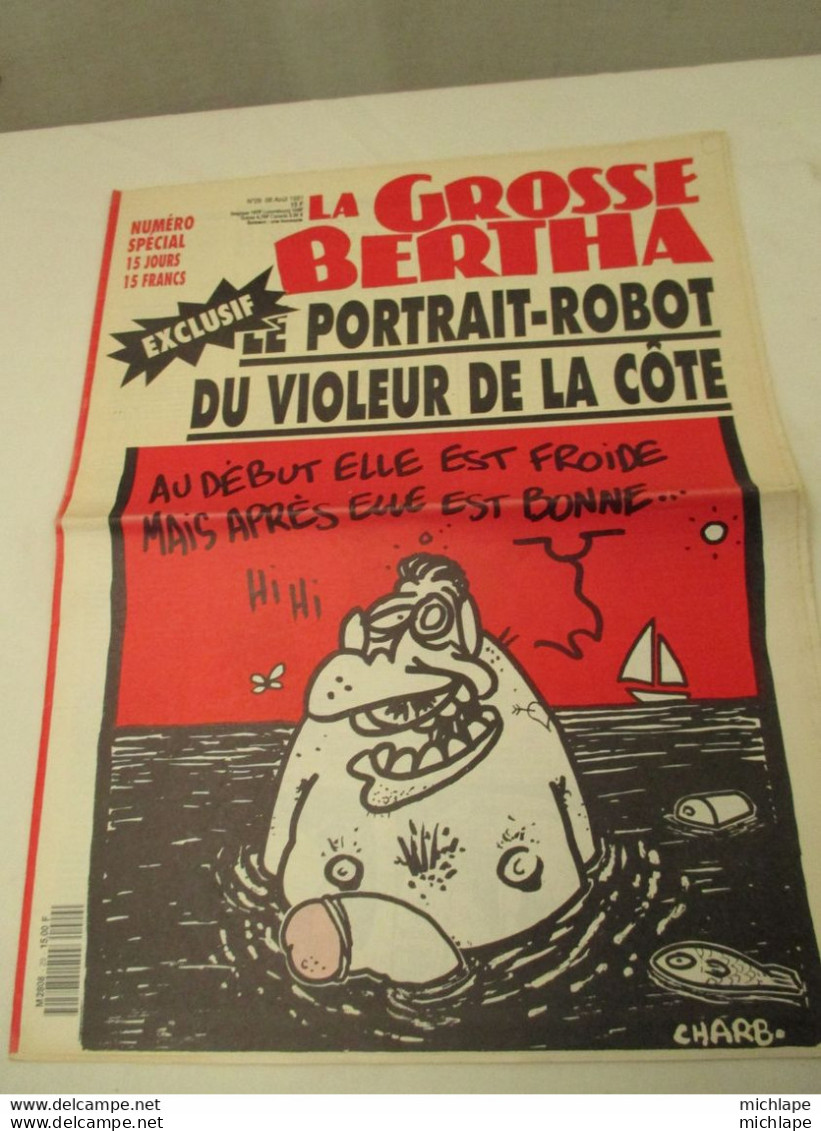 Journal LA GROSSE BERTHA Portrait Robot N°67 -1992 - 11 Pages - Desde 1950