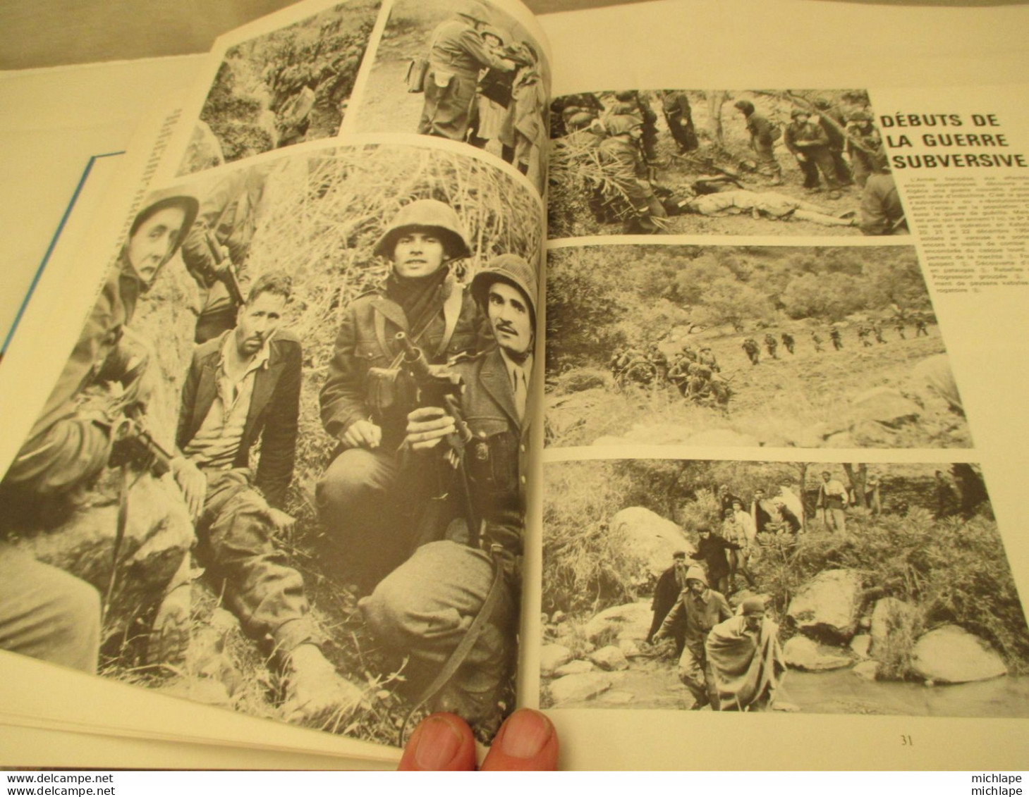 Livre Relié - Soldats Du Djebel -histoire De La Guerre D'algerie - 370 Pages - Format 25-31 - 1979  édit S.P. L - Armas De Colección