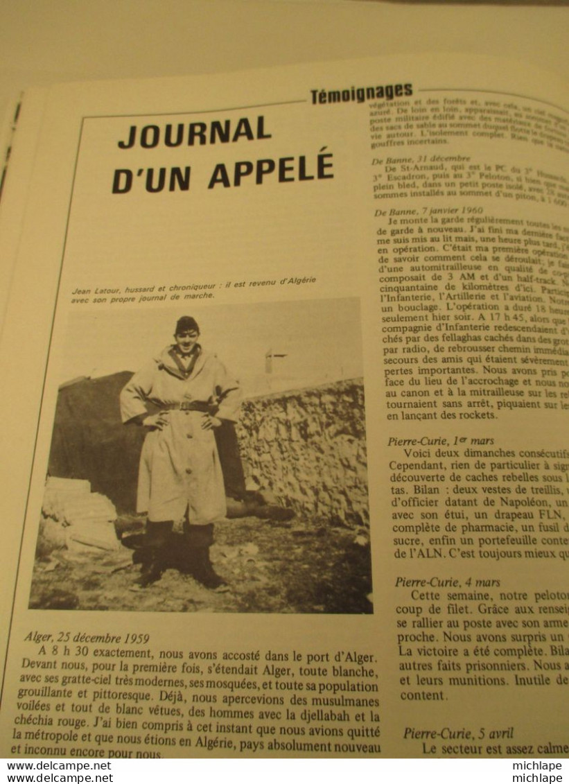 livre relié - soldats du djebel -histoire de la guerre d'algerie - 370 pages - format 25-31 - 1979  édit S.P. L