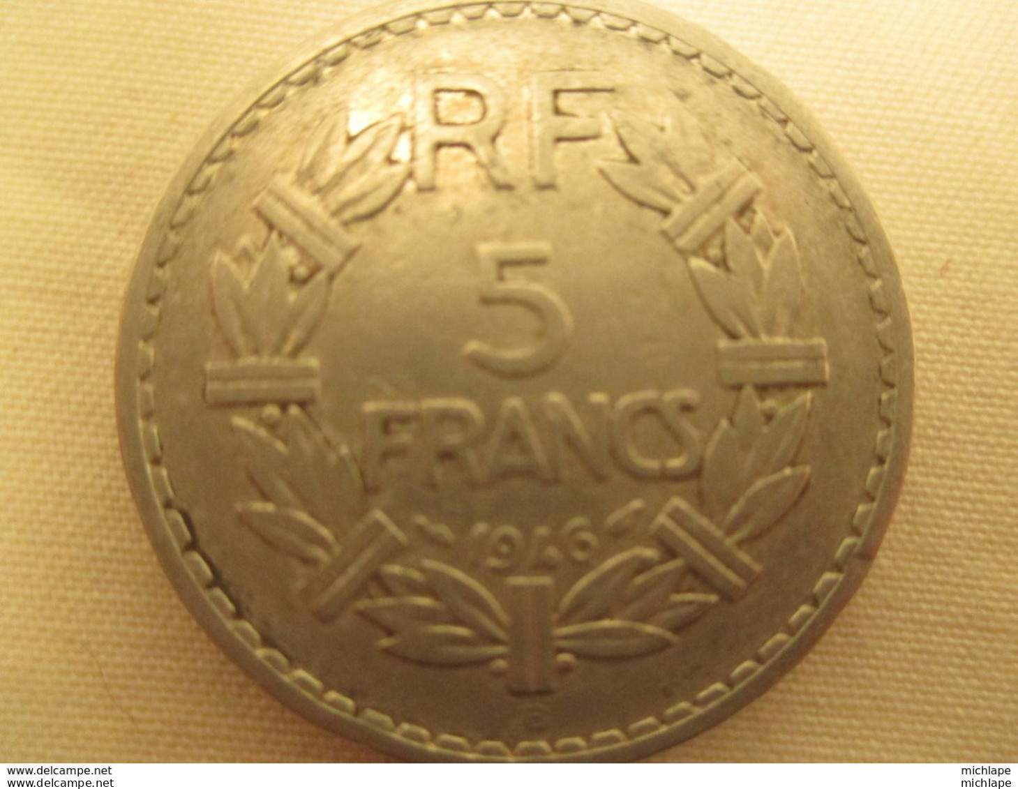 Belle 5 Francs   Alu 1945 - 5 Francs