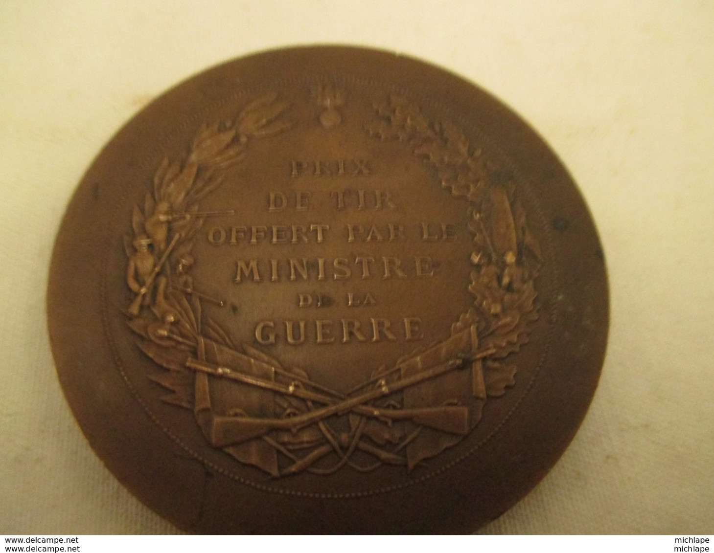 Medaille  - Prix De Tir - Diametre  5 Cm  Tres Bon état - Decorative Weapons