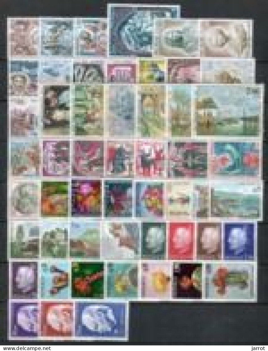 Année 1974 MNH ** Avec N° 953 à 1002 PA 97 à 99 Et Blocs 8 Et 9 - Años Completos