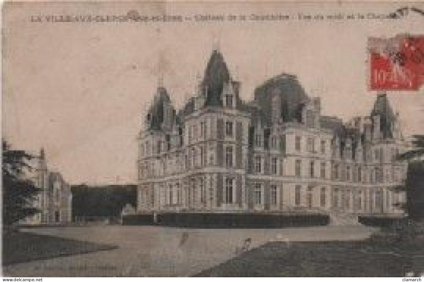 LOIR ET CHER-La Ville Aux Clercs-Château De La Gaudinière-Vue Du Midi Et La Chapelle - HC - Autres & Non Classés